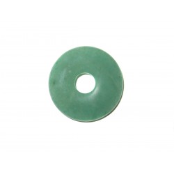 Donut Anhänger Aventurin grün 30 mm